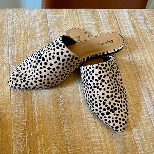 Qupid Boutique Dalmatian Mules - 8.5
